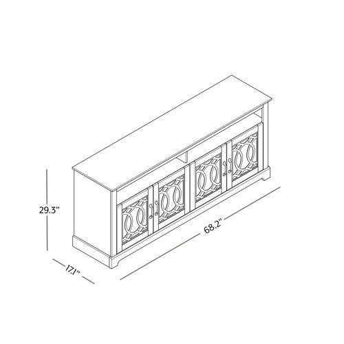 Red Barrel Studio® Tv Stand with Open Storage for TVs up to 75" & Reviews Wayfair